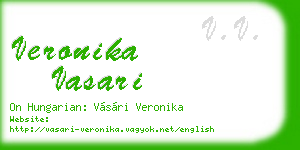 veronika vasari business card