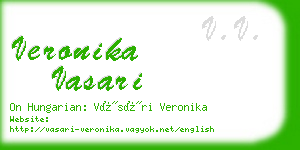 veronika vasari business card